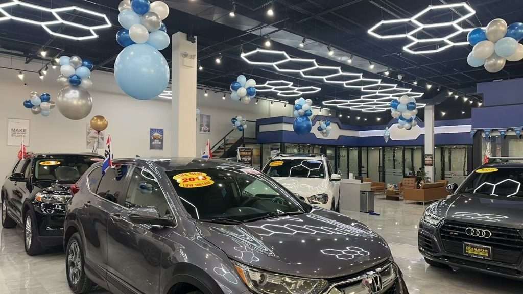 Ideal Auto Bensonhurst showroom featuring pre owned cars in Brooklyn