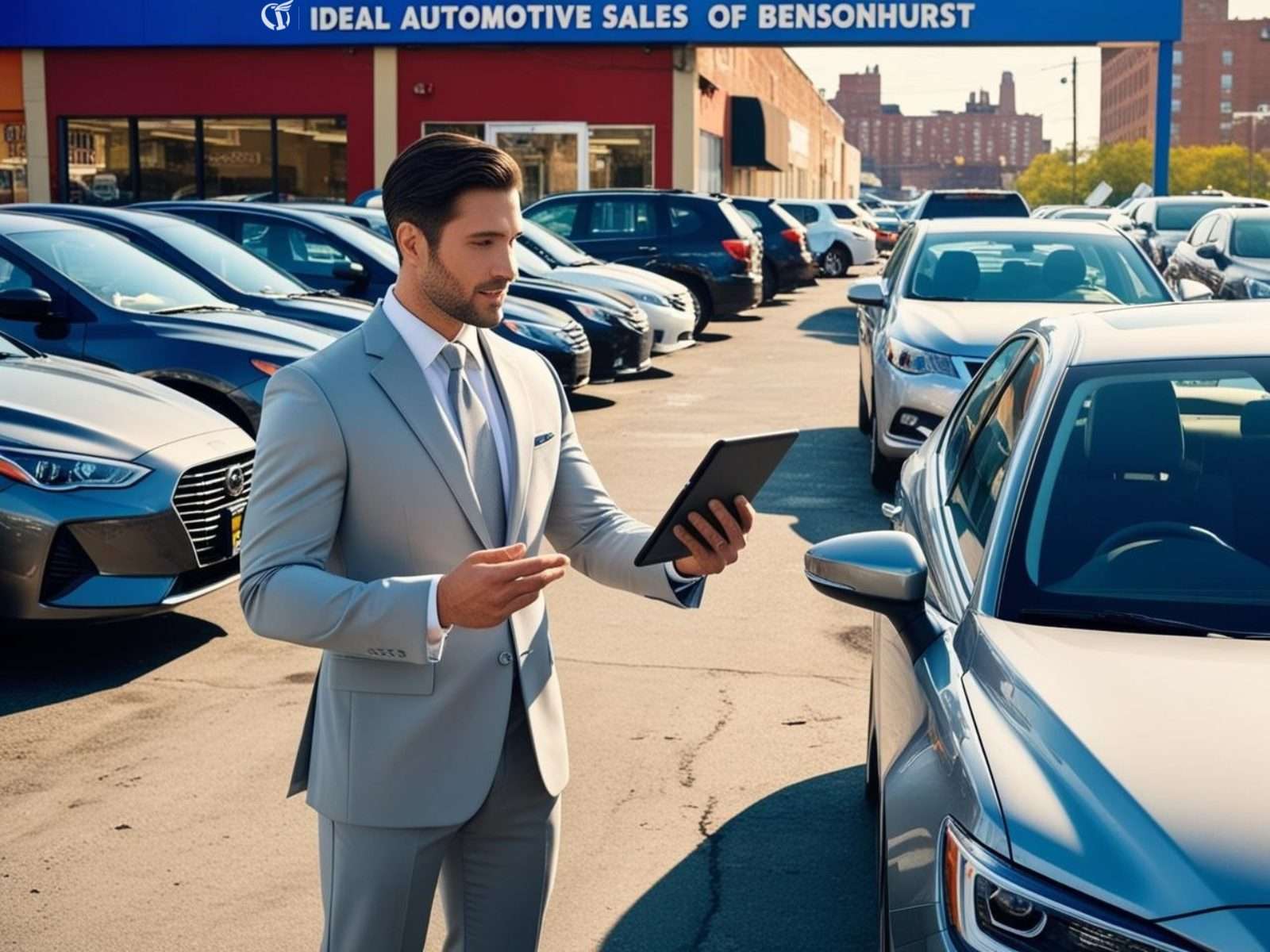 Ideal Auto Bensonhurst pre owned car Brooklyn dealership with salesman