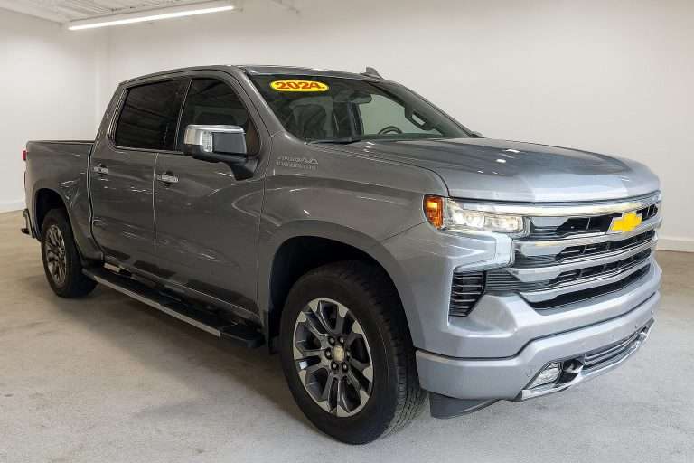 Silver pickup truck at Ideal Auto Bensonhurst, pre owned car Brooklyn