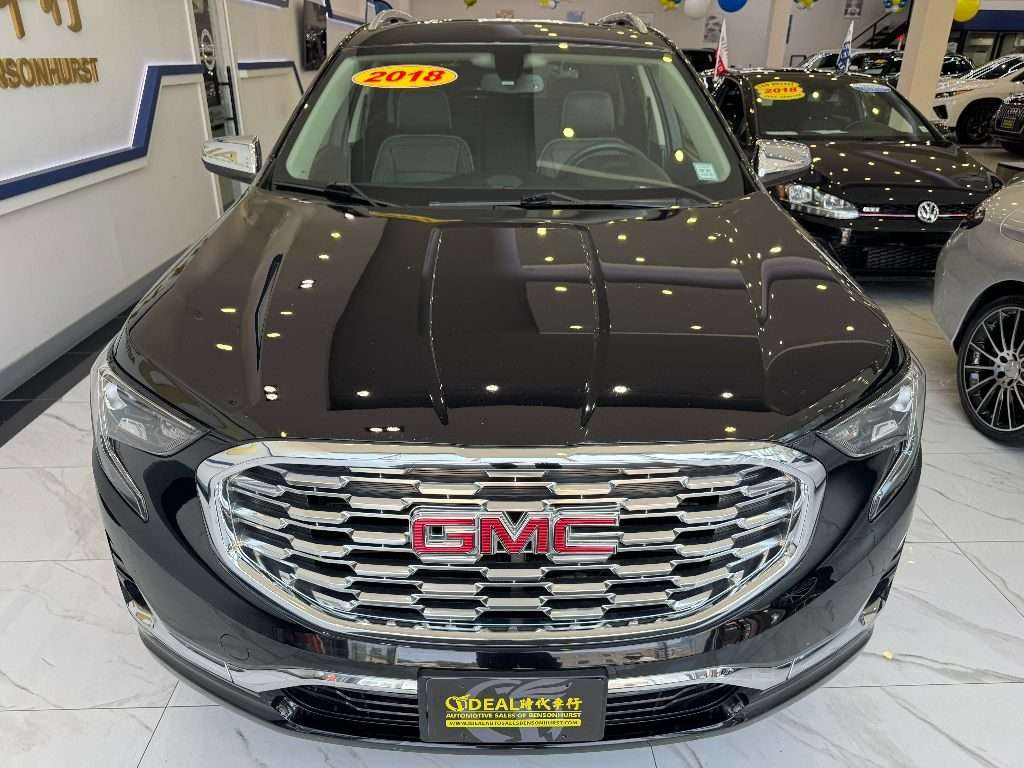 Front view of a 2018 GMC at Ideal Auto Bensonhurst, pre owned car Brooklyn