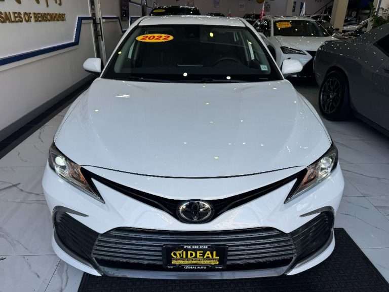 White 2022 car at Ideal Auto Bensonhurst, pre owned car Brooklyn showroom